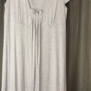 J. Crew Factory Gray Midi Dress